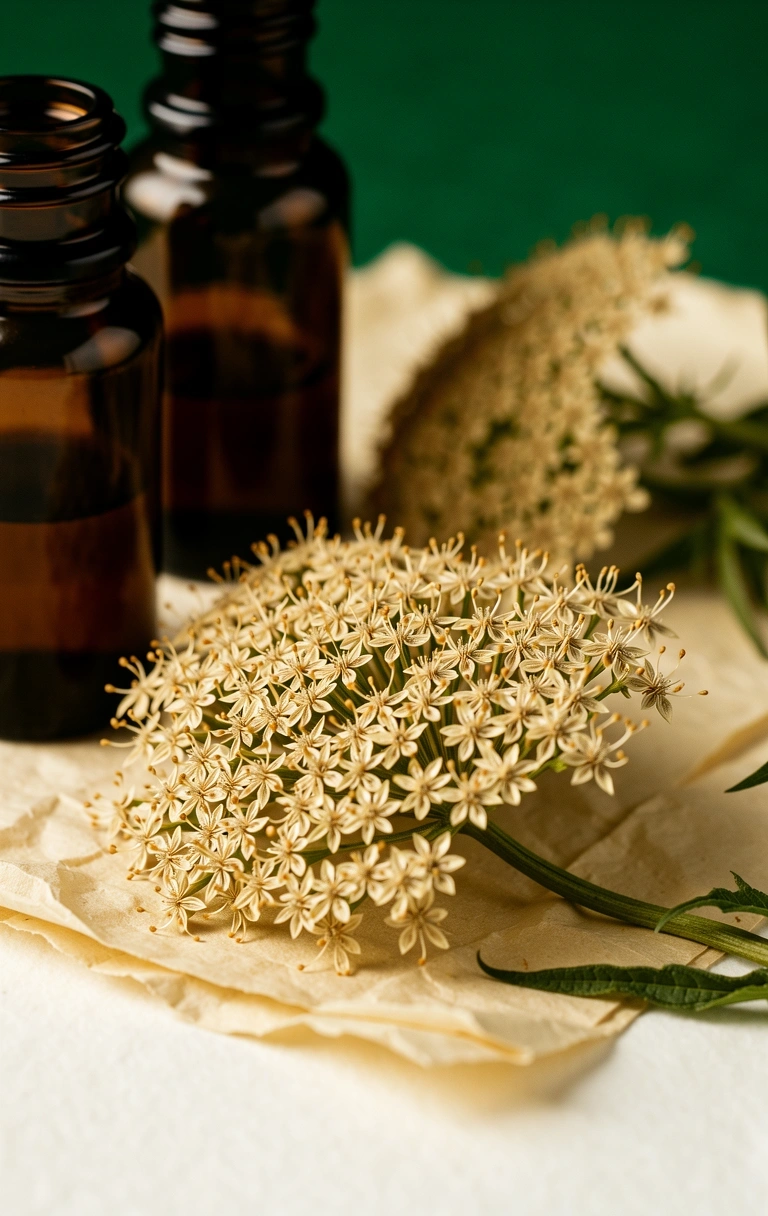 Medicinal herbs archival plate